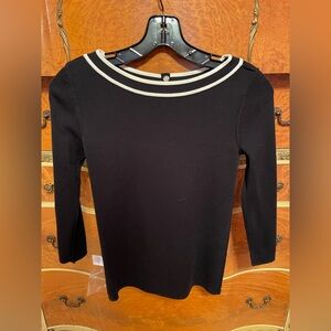 Black and White Women's Top